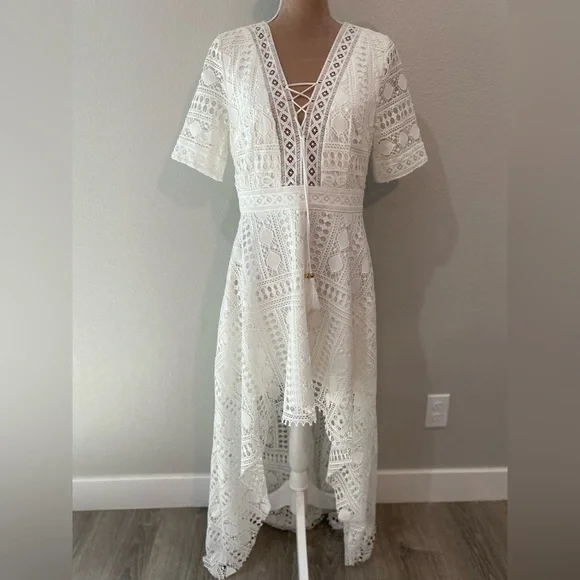 zimmermann anais lace dress Zimmermann Luna lace lantern dress – Luisa World